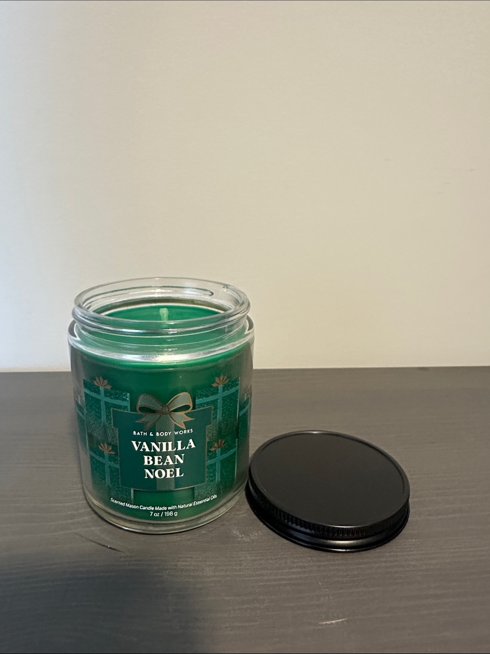 🎁 Bath & Body Works Vanilla Bean Noel Single Wick Candle